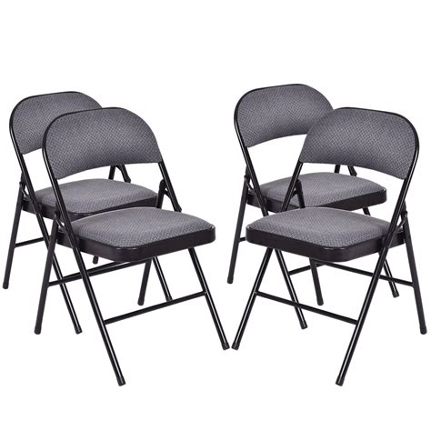 padded folding chairs clearance